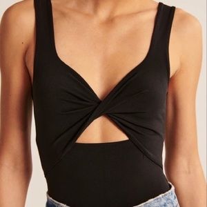 NWT Abercrombie & Fitch Slinky Cutout Bodysuit